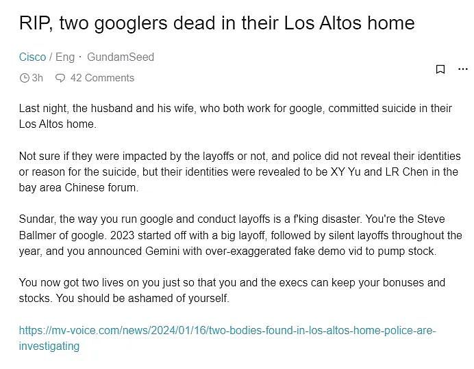 最新！谷歌华人工程师疑枪杀妻子后自杀，死者曾为高考状元（组图） - 8