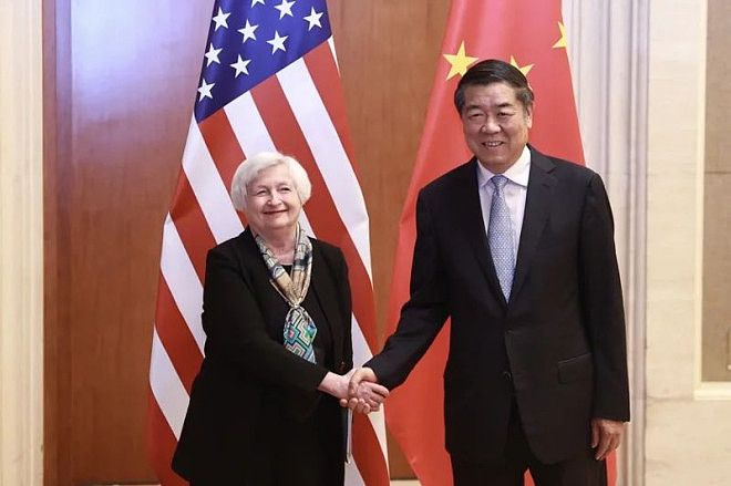 英媒披露：美国财政部官员再赴北京，谈金融合作（组图） - 1