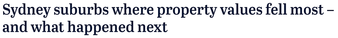 市场 | 悉尼房价从暴跌超20%到重返巅峰，这些地区房价持续飙升！买房要趁早（组图） - 2
