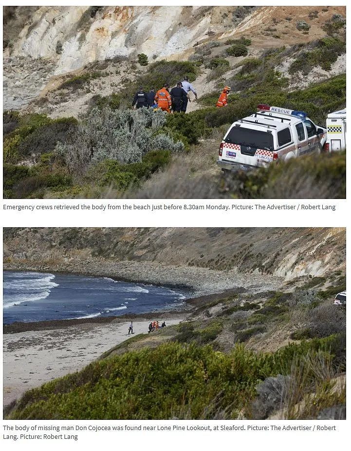搜寻多日，在Port Lincoln被海浪卷走的43岁父亲尸体被发现！（组图） - 1