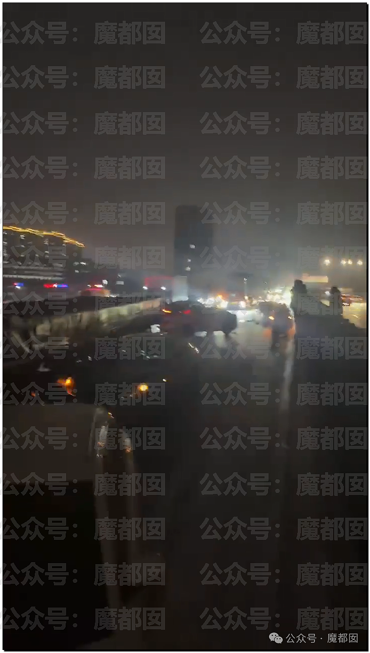 疯传！中国南方突降暴雪，几十部汽车诡异碰撞变形，现场极为惨烈（组图） - 54