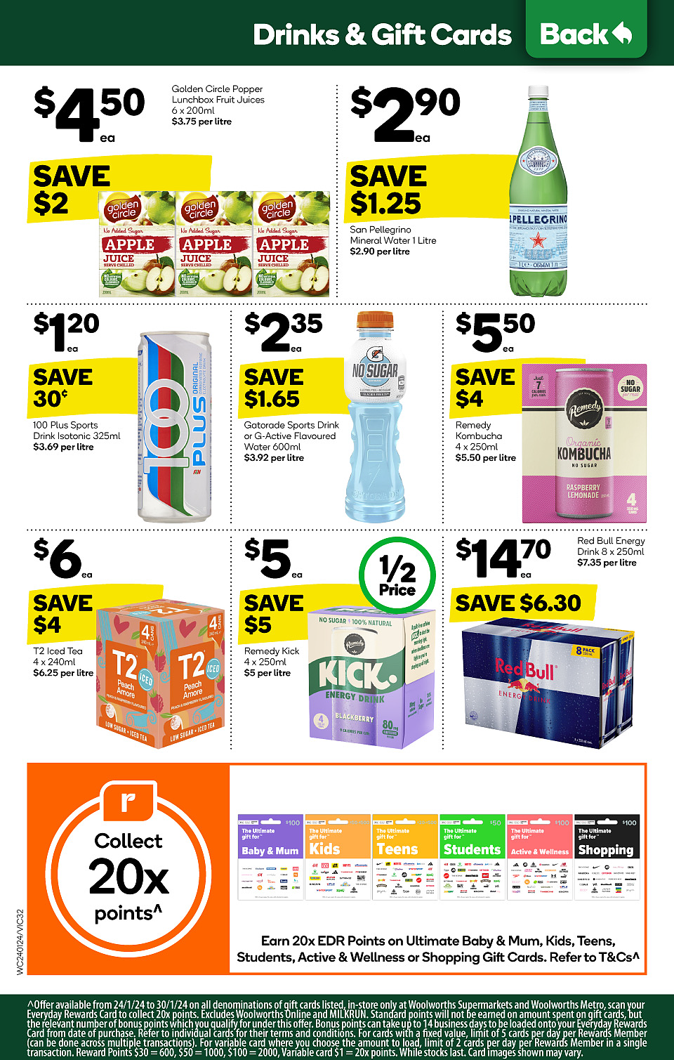 Woolworths 1月24日-1月30日打折，生抽半价、阿舍风干面打折（组图） - 32