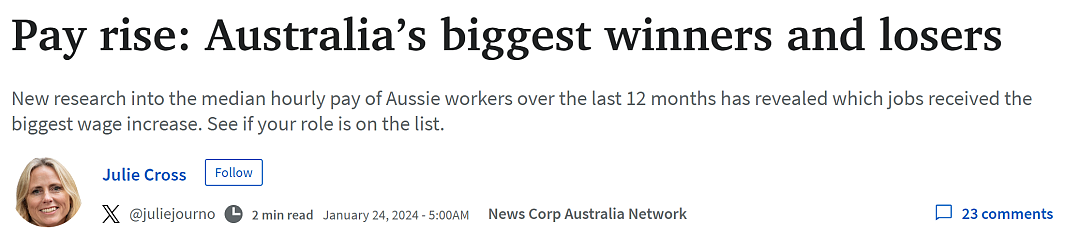 澳洲最新时薪来了！这十个行业去年涨薪20%（组图） - 3