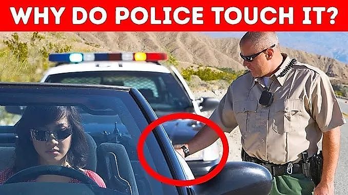 为什么美国警察在拦停汽车后，首先要摸一下车屁股？（组图） - 1