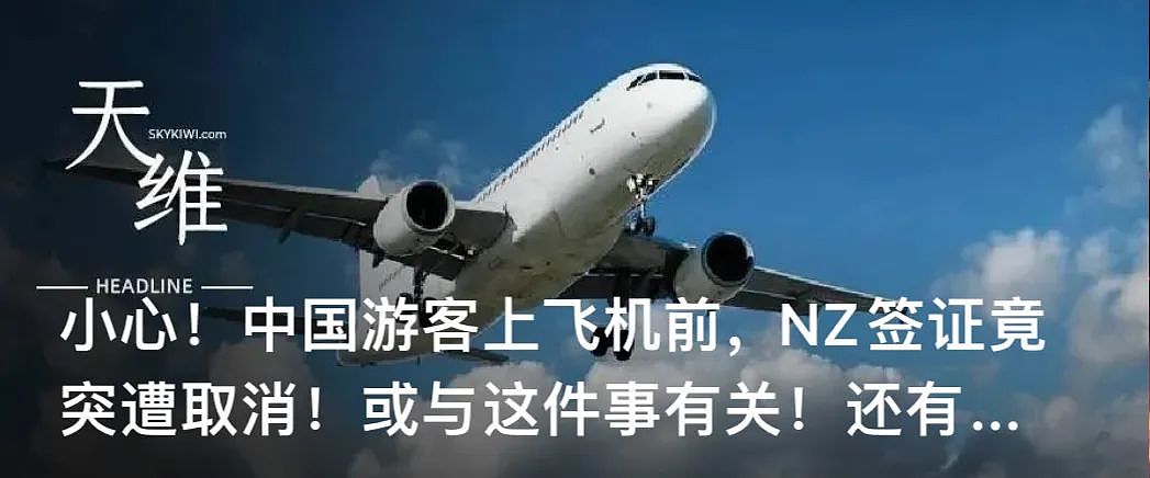 华人游客称要打车去新西兰南岛，签证当场被取消！澳新机票将大幅下降（组图） - 1