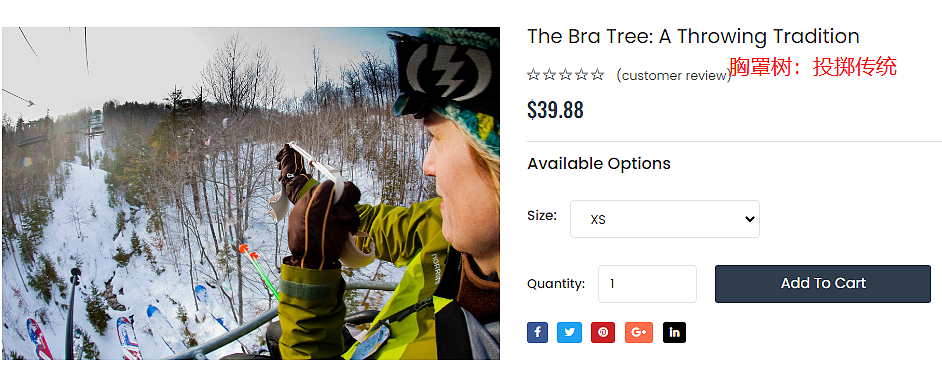 为什么美国滑雪场的树上总挂满了胸罩（组图） - 22
