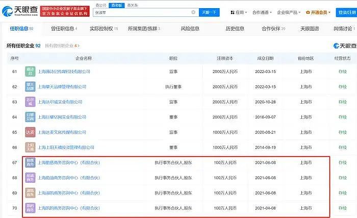 张庭名下多家公司拟注销！96套房产、银行账户已全部解封（组图） - 3