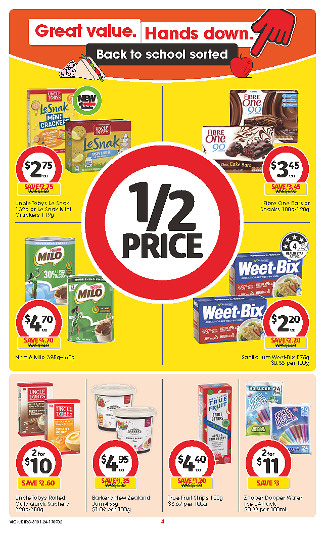 Coles 1月31日-2月6日打折，茉莉米、饺子、纸尿裤半价（组图） - 4