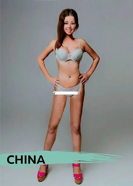 【美女】世界各国女性理想体型对比图，中国女生理想身材是这样的（组图） - 4