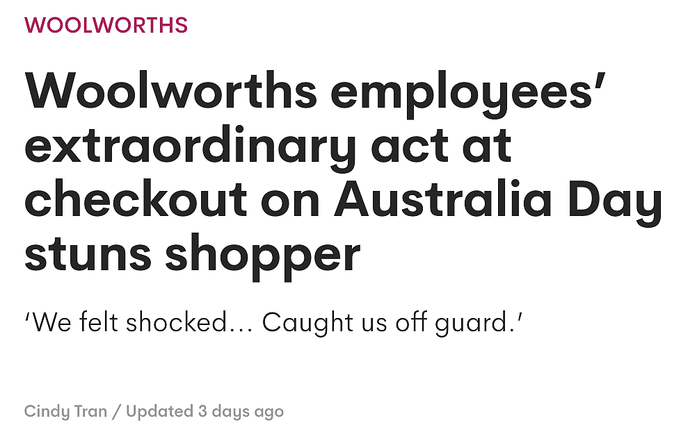 太赞了！Woolworths口碑一夜之间逆转，只因为干了这件事儿！官方宣布：全澳所有门店都在做...（组图） - 2