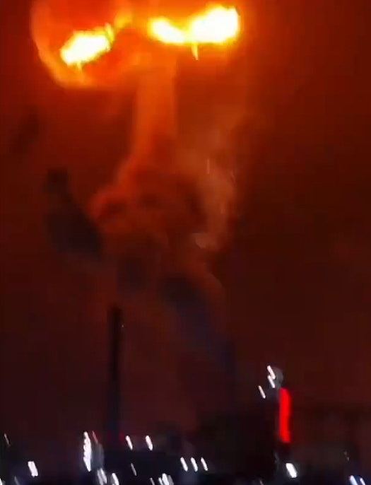 宁夏银川化工厂火警，现场升巨大火球“蘑菇云”，有人受伤（组图） - 4