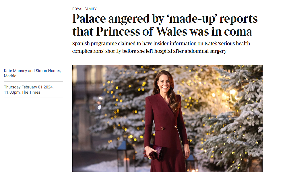 消息称英国王妃一度陷入昏迷，王室怒了（组图） - 6