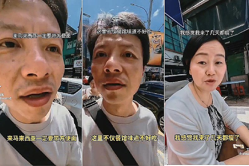 中国游客拍片抱怨马来西亚食物难吃，惹怒大马网友（视频/图） - 1
