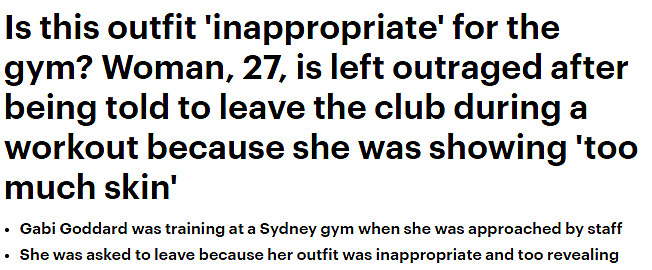 悉尼时尚博主运动套装被批过于暴露！公共场合穿运动Bra到底合不合适？（组图） - 14