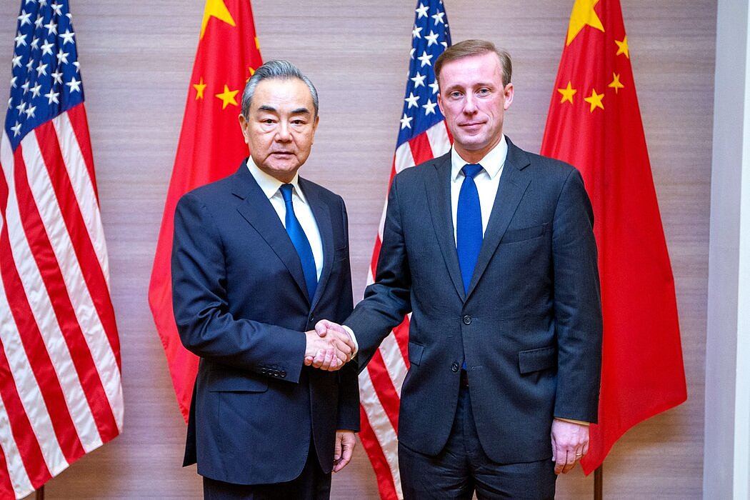 中国外长王毅和美国国家安全顾问沙利文上周在曼谷。沙利文敦促中国向朝鲜和伊朗施压。
