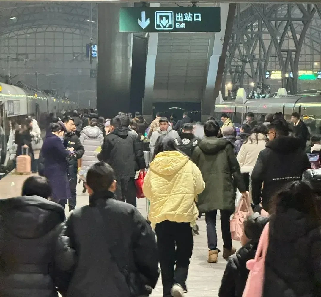 “全是人，没经历过！”直击上海各大火车站：有列车晚点455分钟（组图） - 15