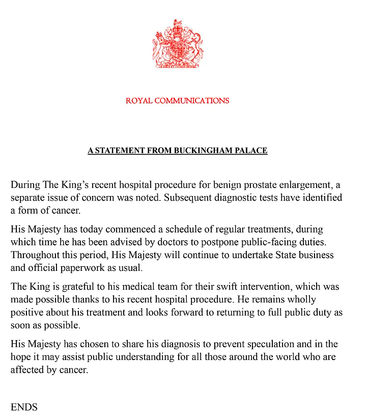 英国查尔斯国王确诊癌症！凯特王妃被曝“陷入昏迷” “插管抢救” 病情严重，王室这么说...（组图） - 2
