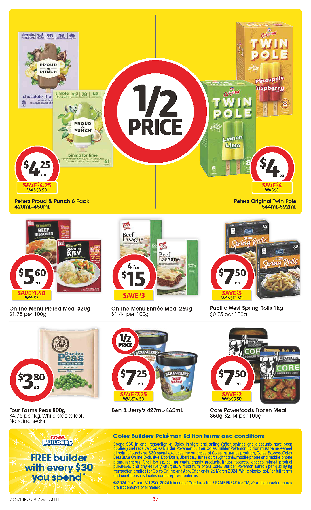 Coles 2月7日-2月13日打折，红袋米、油、松饼粉半价（组图） - 37