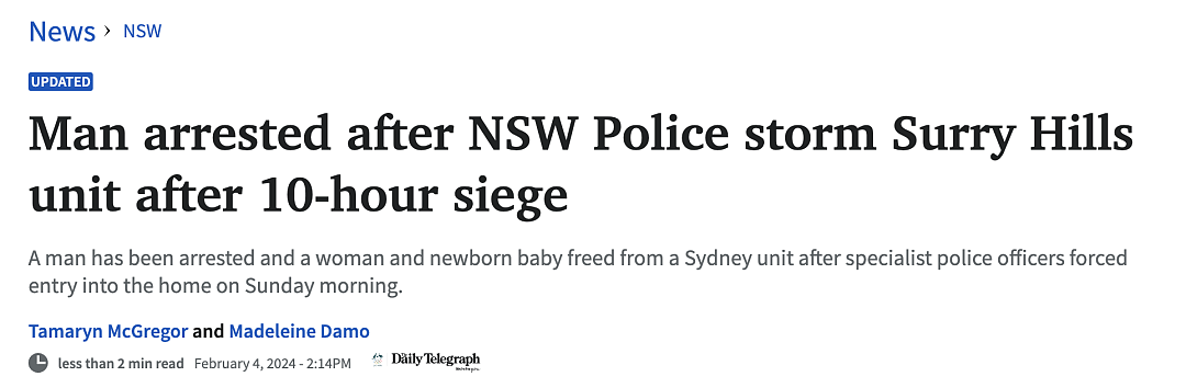 太吓人！悉尼母女被人劫持当人质，和警察僵持10小时，原来我们离罪犯这么近....（组图） - 4