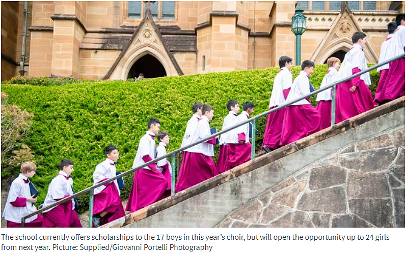 悉尼百年私校大门，站满百名愤怒的家长！24名女生免费入读，澳总理母校加入改革（组图） - 10