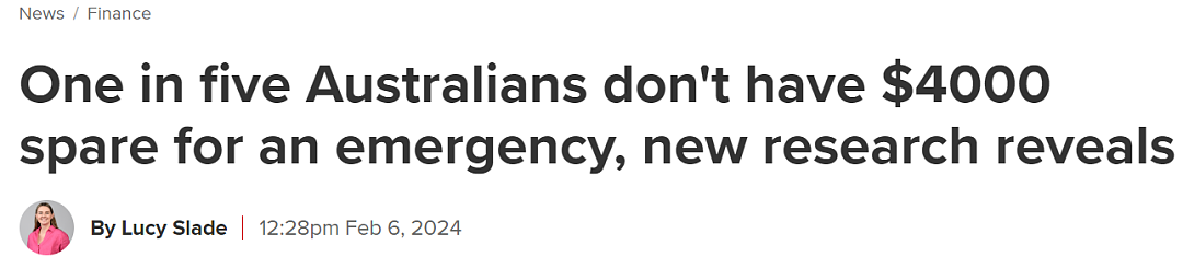 也太惨了！1/5的澳洲人连$4000应急的钱都没有（组图） - 1