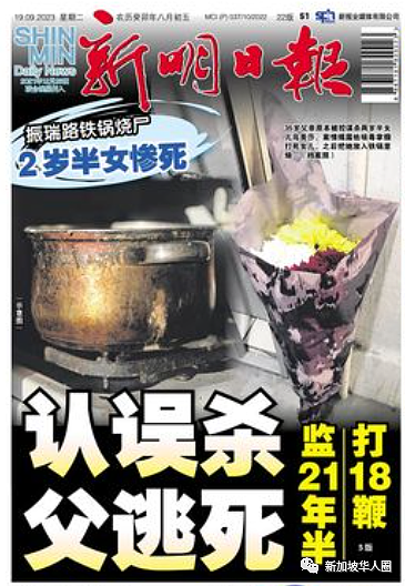 轰动新加坡的“铁锅煮孩子“案，女童母亲认罪后终于被判坐牢14年！（组图） - 1