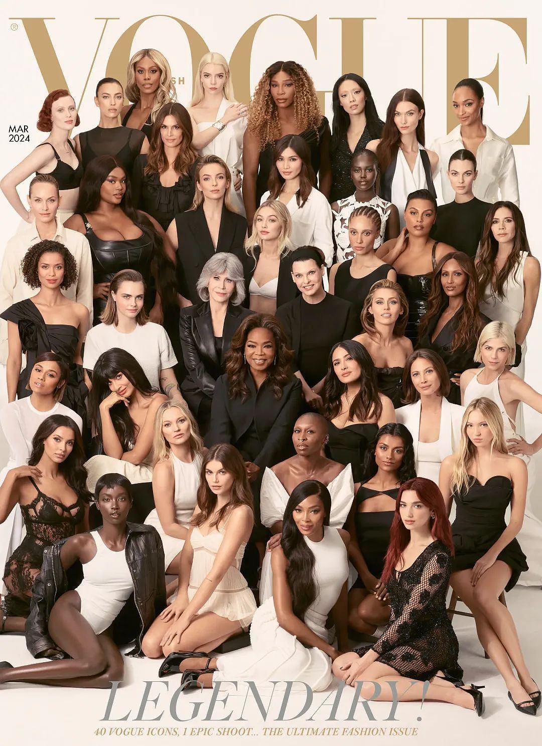 “时尚春晚”？！Vogue一口气找来40名当红女星拍封面，简直大场面（组图） - 2