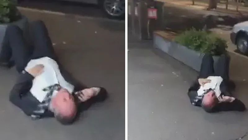 这人躺尸街头、口吐芬芳…澳洲脸丢大了（组图） - 2