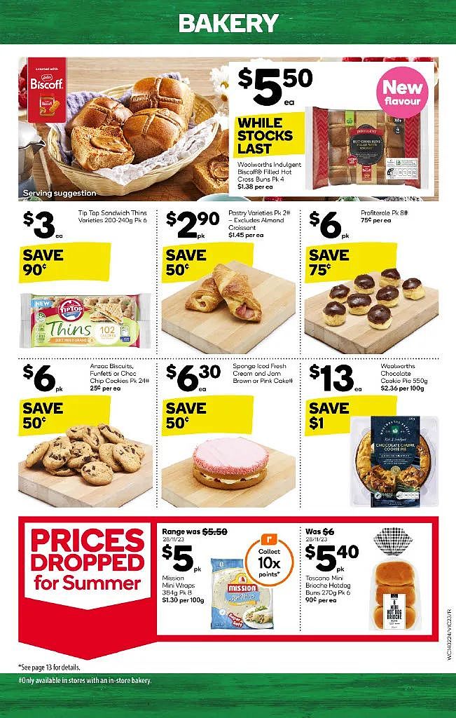 Woolworths 2月14日-2月20日打折，烤鱼柳、猪肉包半价（组图） - 23