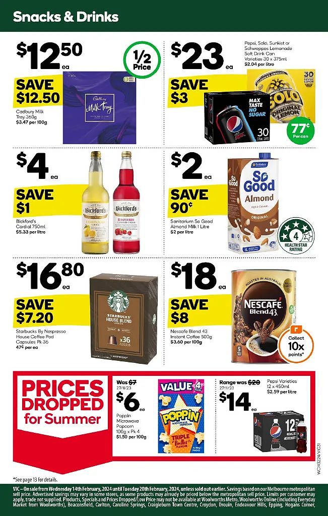 Woolworths 2月14日-2月20日打折，烤鱼柳、猪肉包半价（组图） - 31