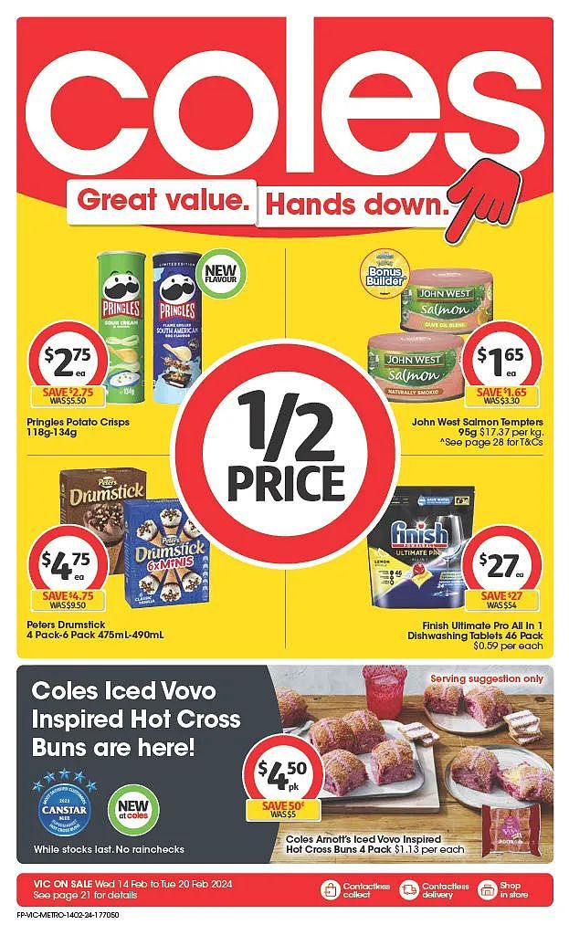 Coles 2月14日-2月20日打折，很少打折的天然精油护肤品半价（组图） - 1