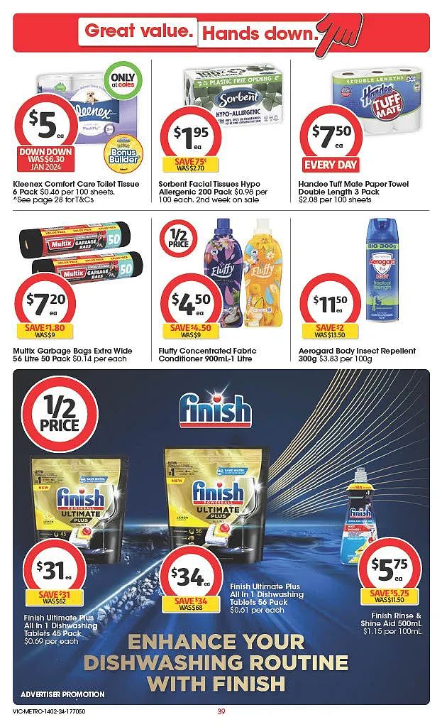 Coles 2月14日-2月20日打折，很少打折的天然精油护肤品半价（组图） - 39