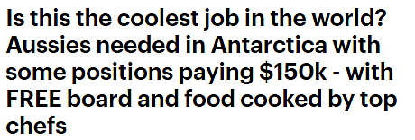 年薪$15万！补贴$6.5万包吃包住！ 澳人疯抢的职位， 竟然在南极...（组图） - 3