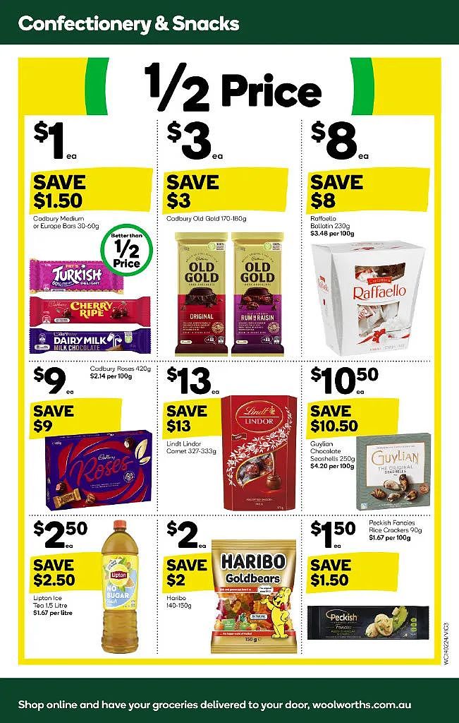 Woolworths 2月14日-2月20日打折，烤鱼柳、猪肉包半价（组图） - 3