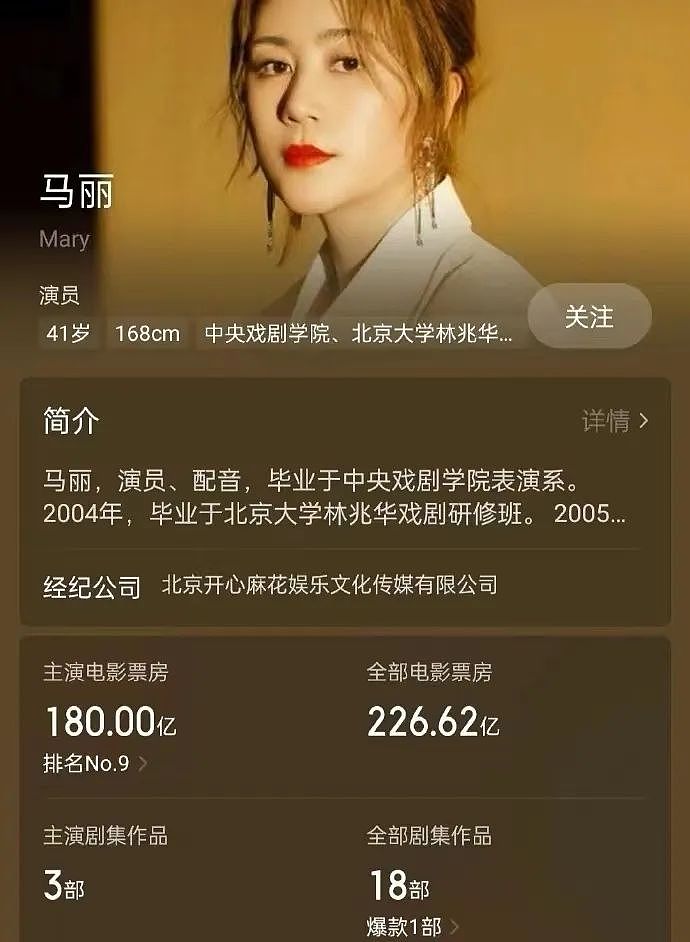 超181亿！中国影史票房最高女演员，是她（组图） - 1