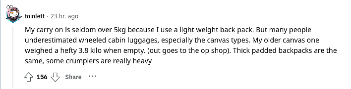 骂疯了！墨网友分享：躲避登机箱被称重小妙招！超重也不怕！被骂“就不能少带点？”（组图） - 6