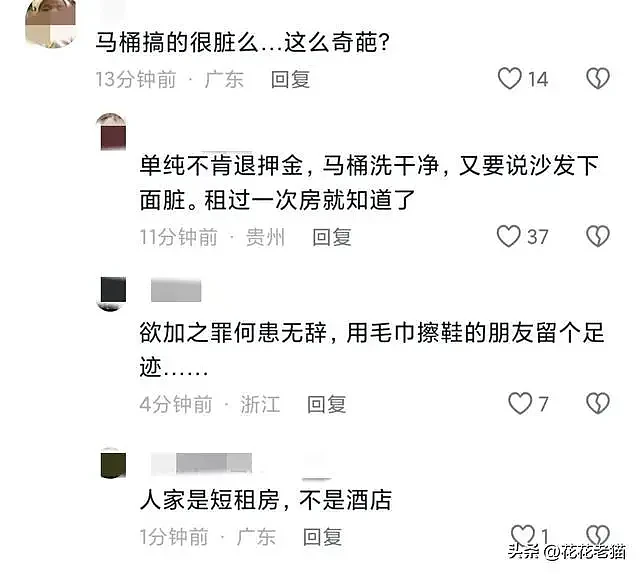 闹大了！女子海南租房10天花2万，退房被要求把马桶擦干净后报警（组图） - 11