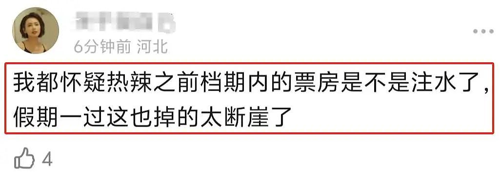 《热辣滚烫》被质疑票房注水？开工第一天就暴跌，贾玲冠军要没了（组图） - 6