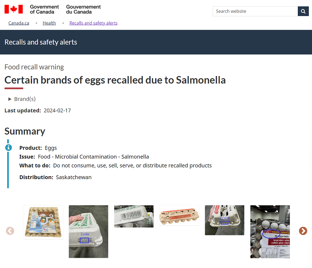 快扔掉！加拿大紧急召回大批鸡蛋：华人常买的4个品牌中招！受致病细菌污染（组图） - 2