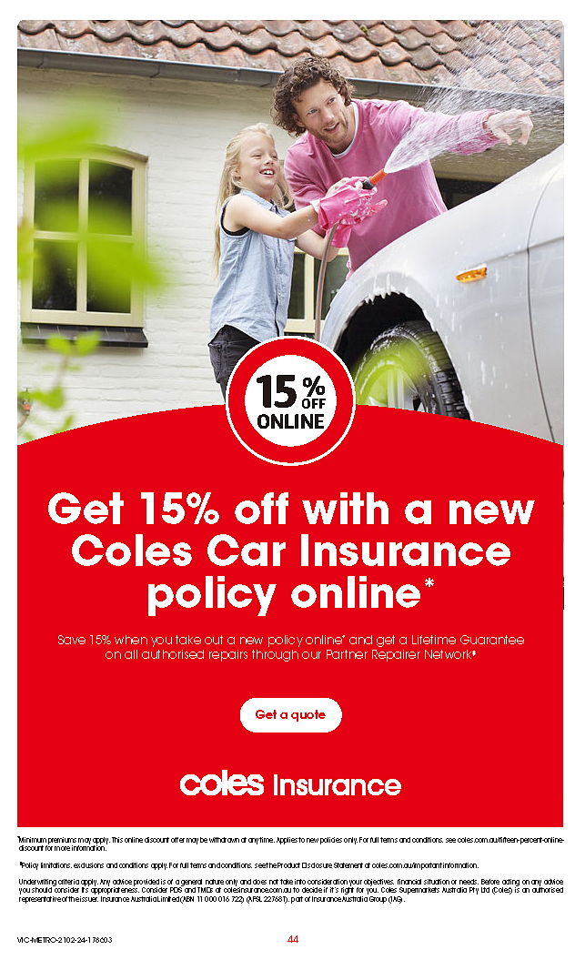 Coles 2月21日-2月27日打折，冻鸭、肉派 6折，饺子半价（组图） - 44