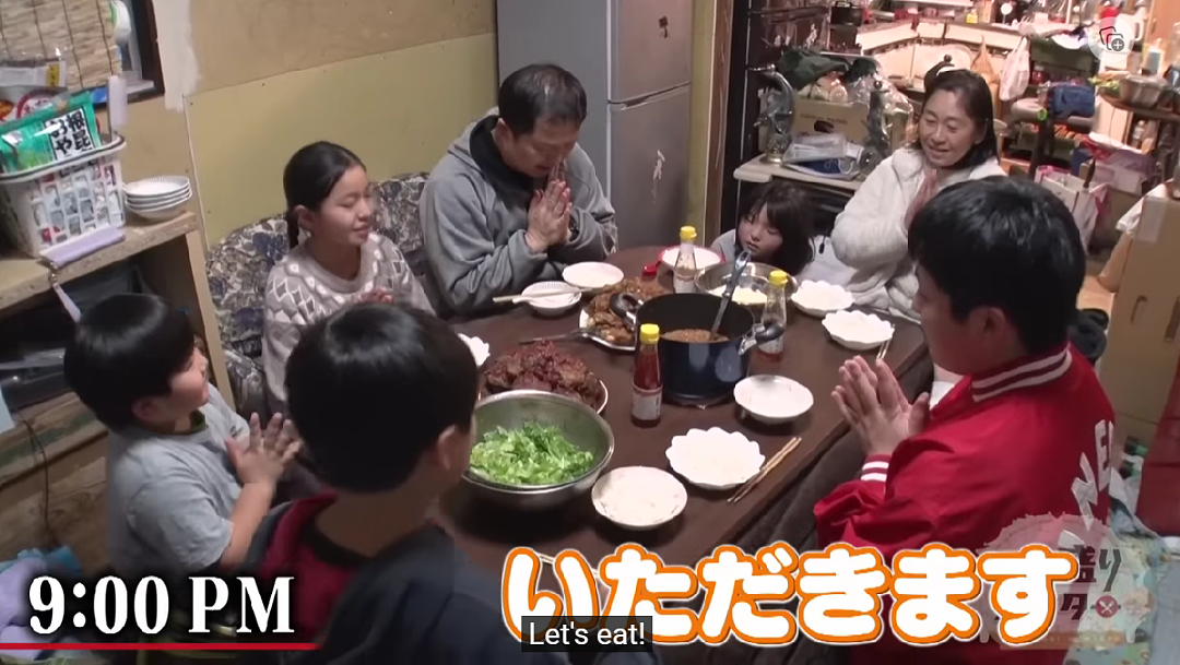 日本13人大家庭一顿饭吃掉5kg，买菜需要卡车拉，月伙食费30万（组图） - 30