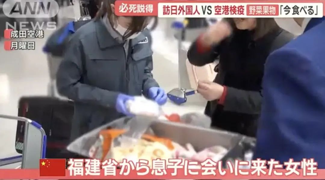 多名中国旅客携带水果，肉制品入境日本！大妈不舍丢弃，想当场吃橘子，被检疫人员扣下（组图） - 2