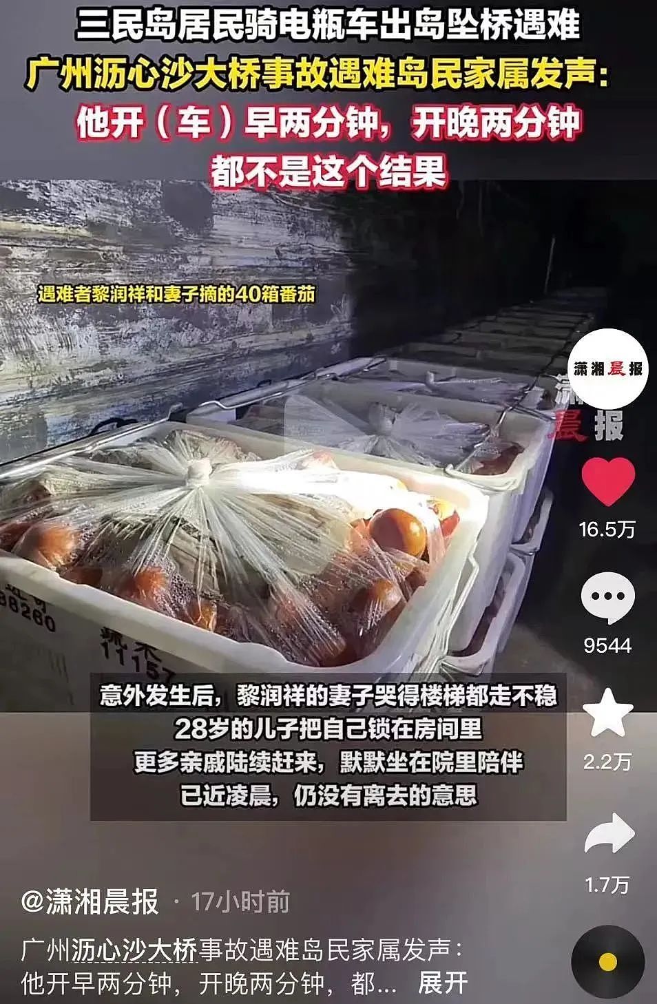 广州大桥被撞视频曝光，遇难的公交司机让我又哭了一场…（组图） - 3