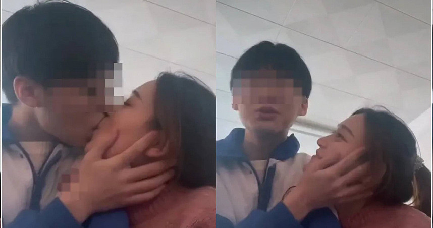 河北学生教室内舌吻女教师拍片炫耀，校方辩称无此教师反遭毕业生打脸（图） - 1