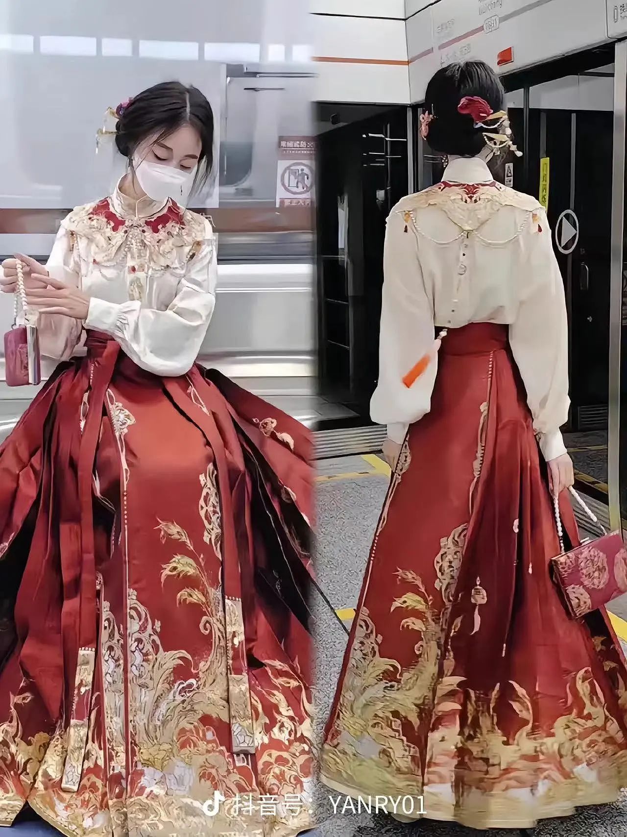 【时尚】“新中式”火出圈！ 网友：更适合中国宝宝体质的“新年战袍”（组图） - 4