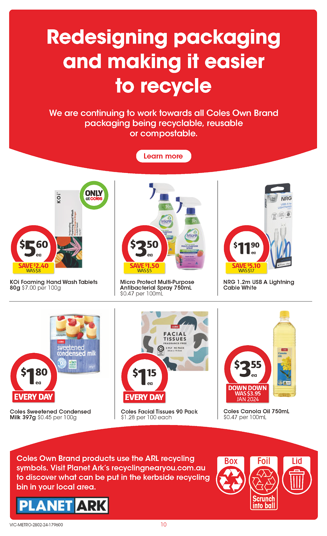 Coles 2月28日-3月5日打折，米糠油、红袋米半价（组图） - 10