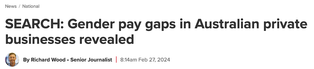 扎心了！在澳洲，男女工资差距居然有这么大...（组图） - 1
