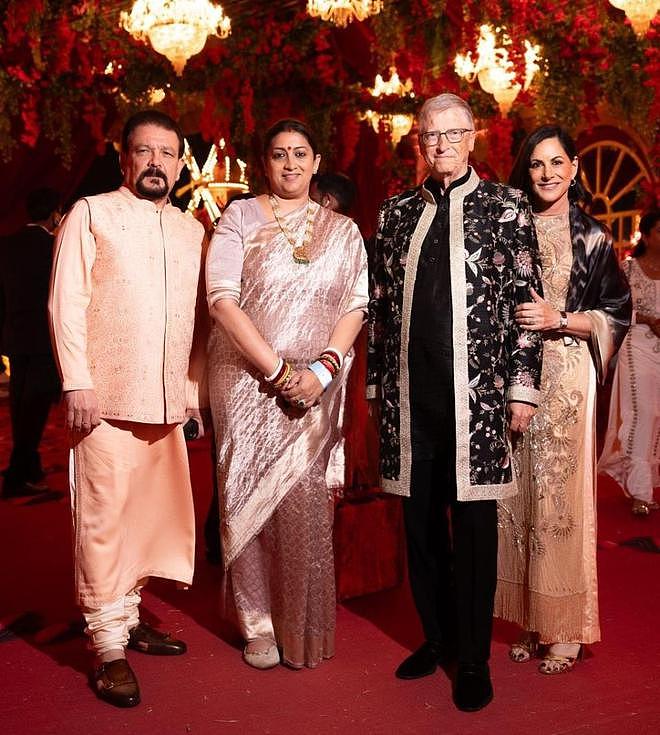 比尔·盖茨带女友捧场印度首富，CEO遗孀仪态佳，赢扎克伯格华裔妻（组图） - 3