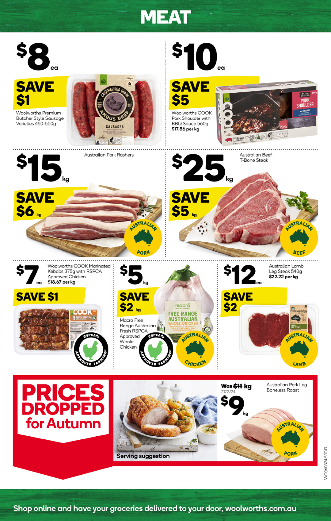 Woolworths 3月6日-3月12日打折，韭菜饺、奶酪、带皮五花$15（组图） - 19