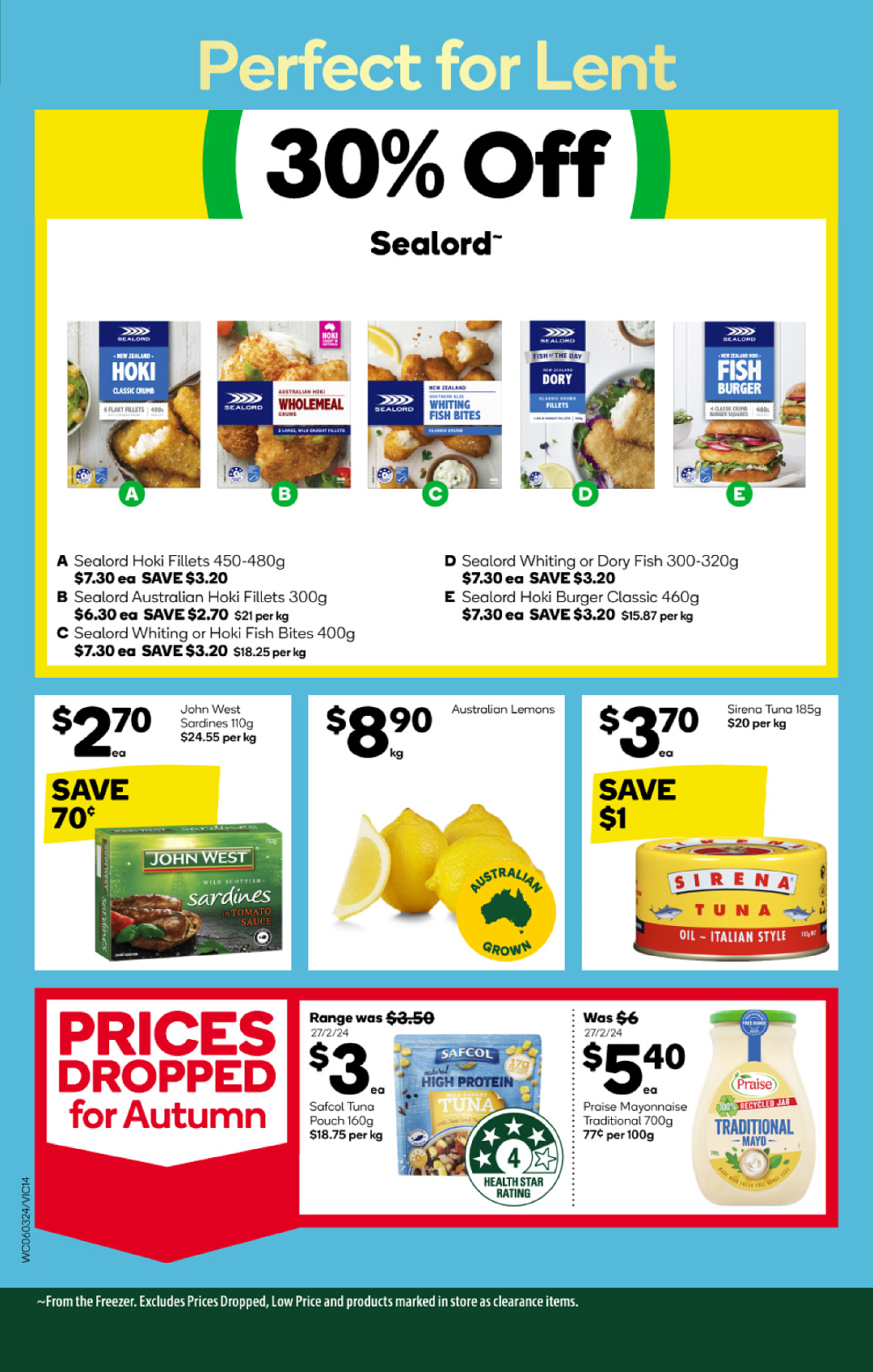 Woolworths 3月6日-3月12日打折，韭菜饺、奶酪、带皮五花$15（组图） - 14